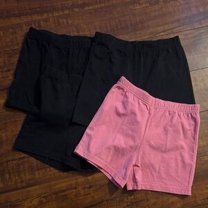 Carter's Black and Pink Kids Shorts Set